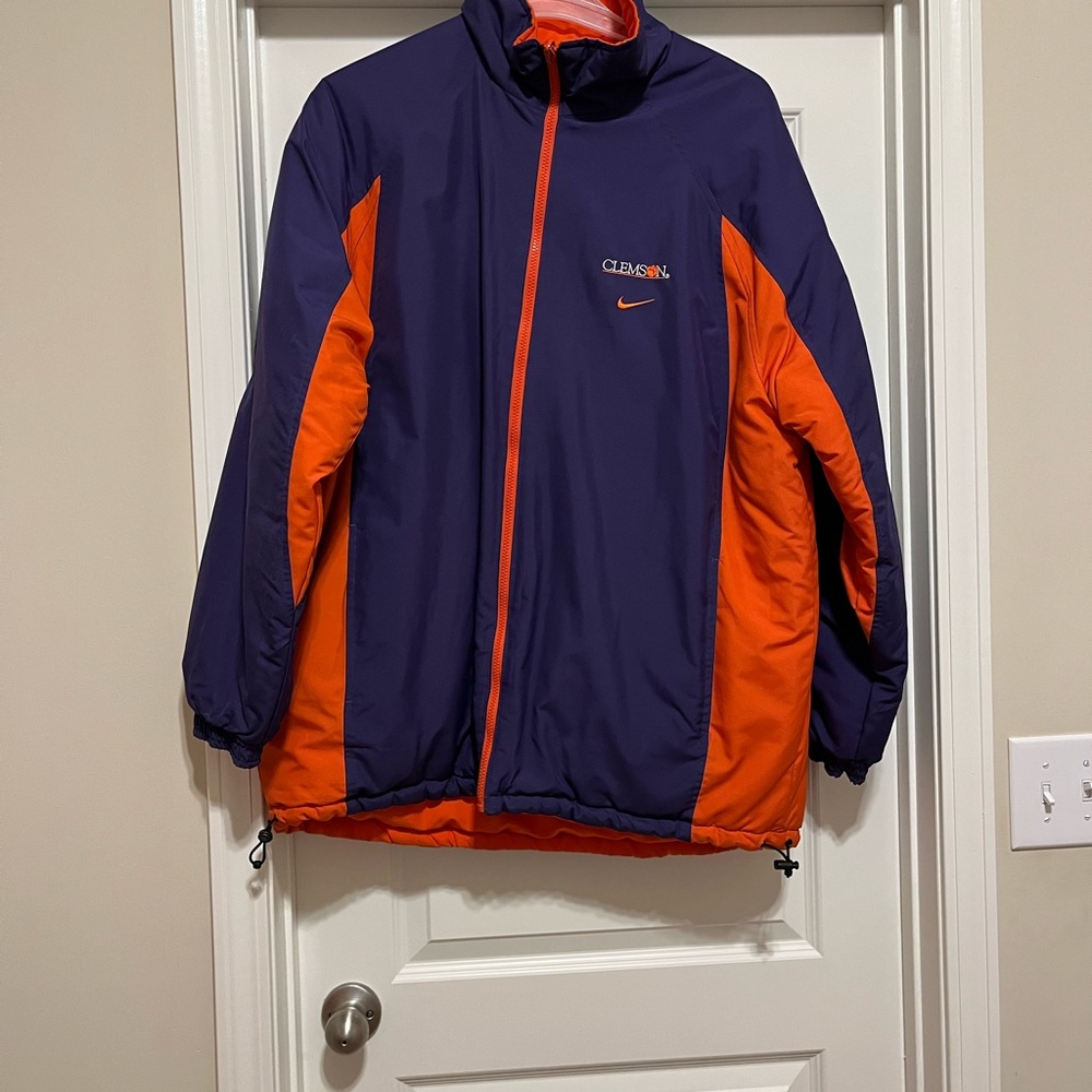 💜Clemson vintage puffer